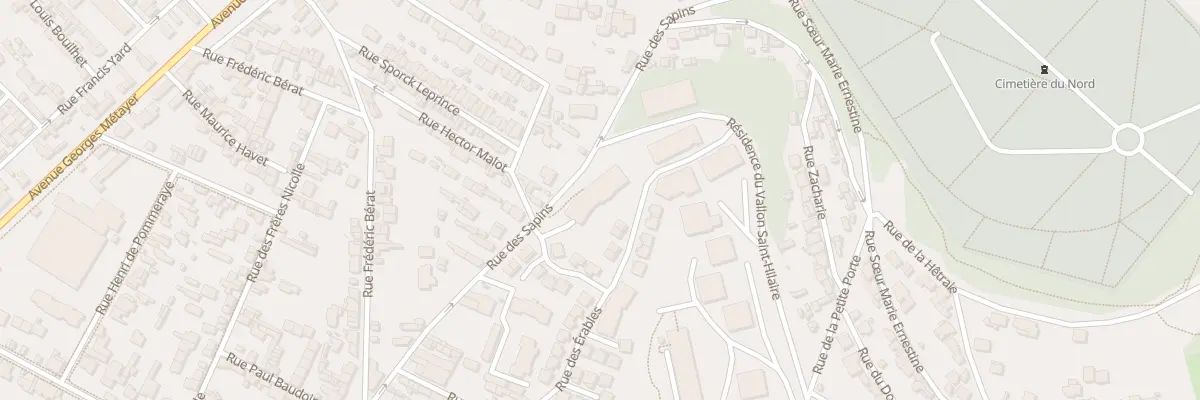 Plan du 36 Rue des Sapins à Rouen