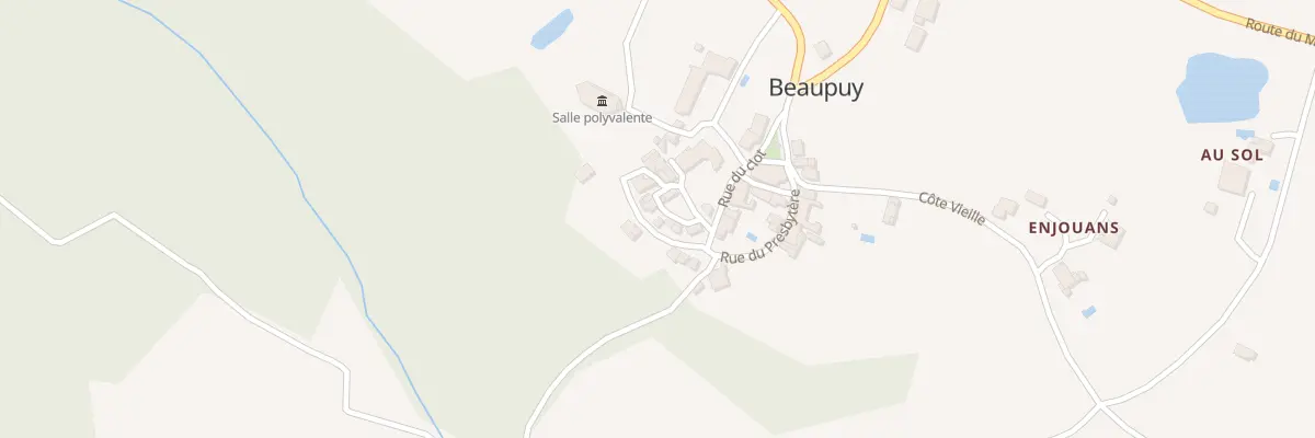 Plan du 5019 Beaupuy à Beaupuy
