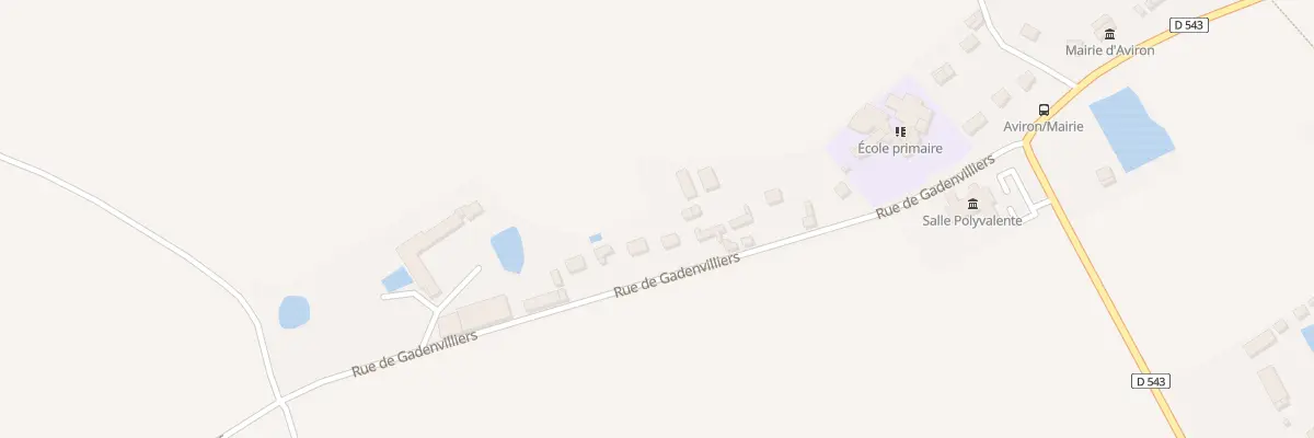 Plan du 20 Rue de Gadenvilliers à Aviron