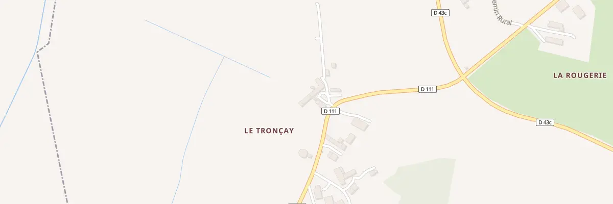 Plan du 5113 Le Tronçay à Paulnay
