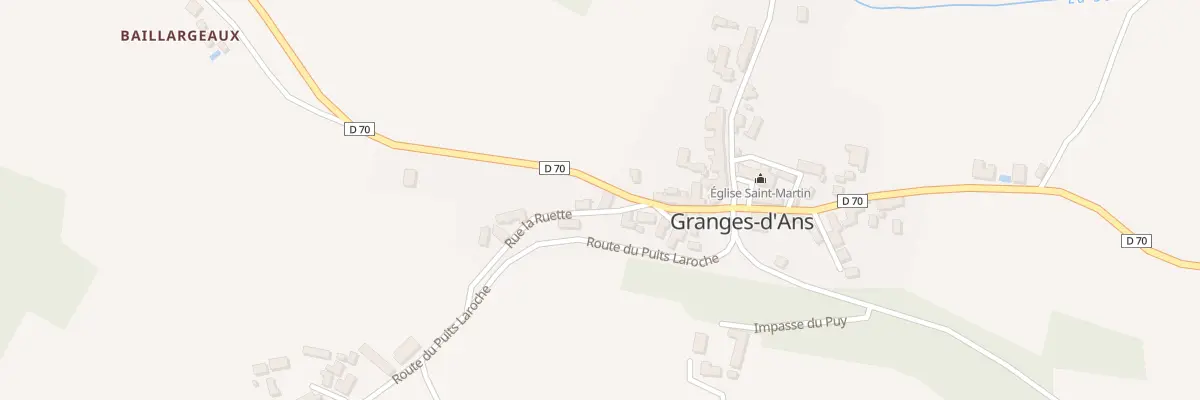 Plan du 42 Le Bourg à Granges-d’Ans