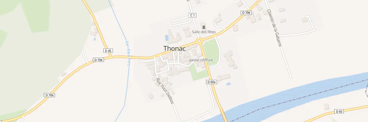 Plan du 8 Rue de la Maréchalerie à Thonac