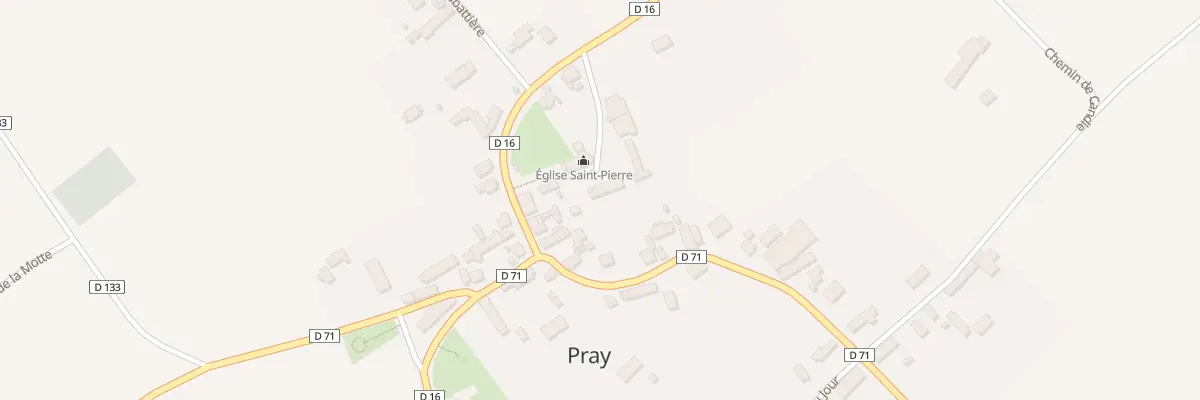 Plan du 8 Rue François de Musset à Pray