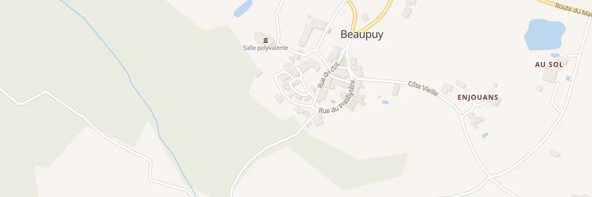 Plan du 5020 Beaupuy à Beaupuy