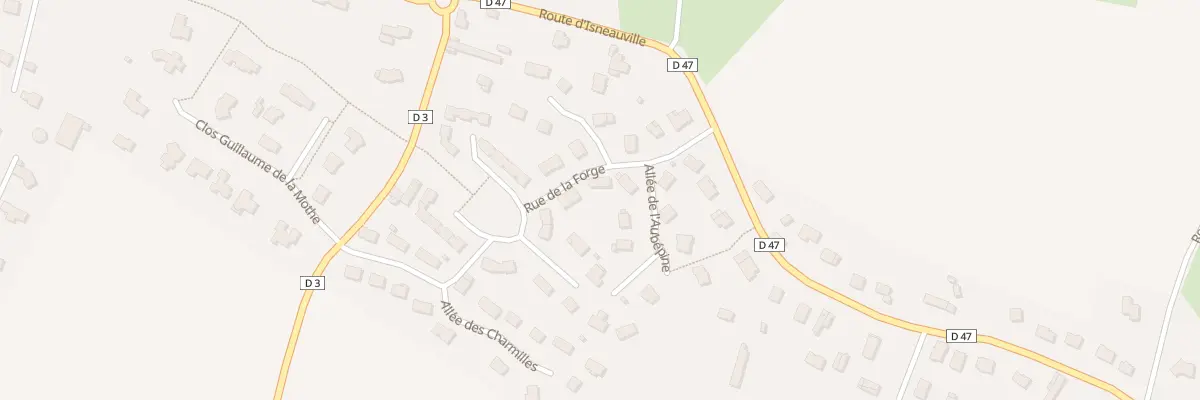 Plan du 8 Rue de la Forge à Bosc-Guérard-Saint-Adrien