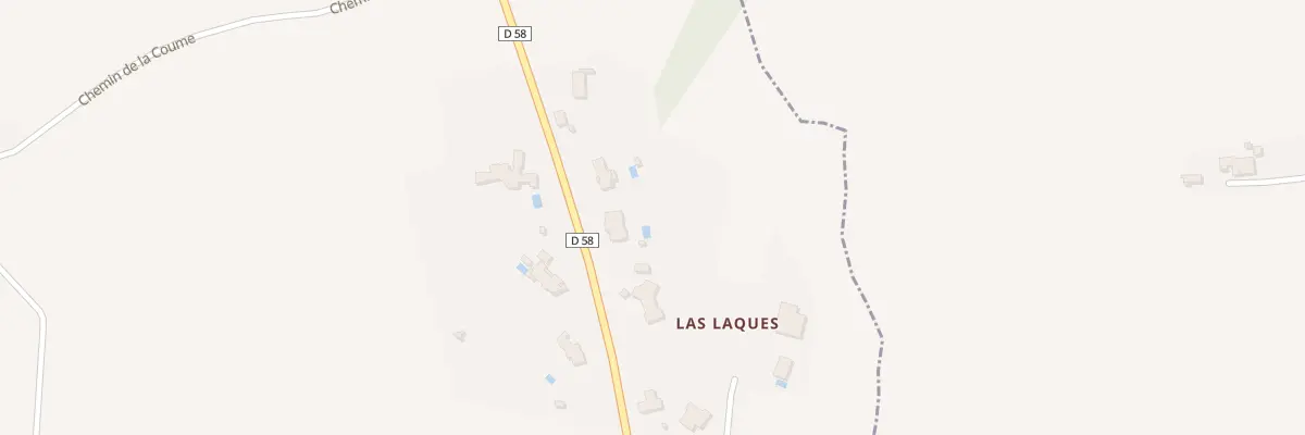 Plan du 9076 Las Laques à Bellegarde-Sainte-Marie