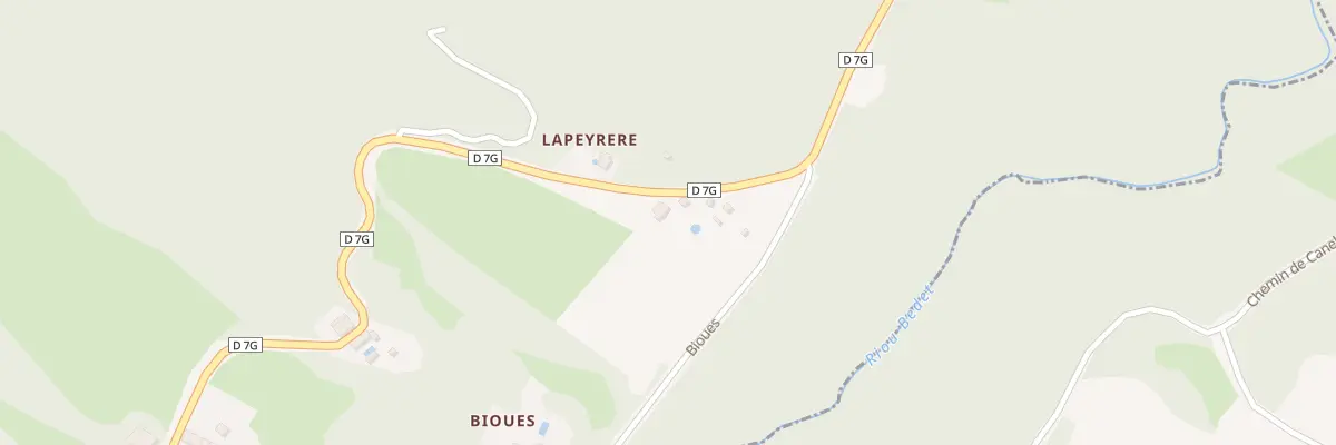 Plan du 15 Rte de Bioues au Plan