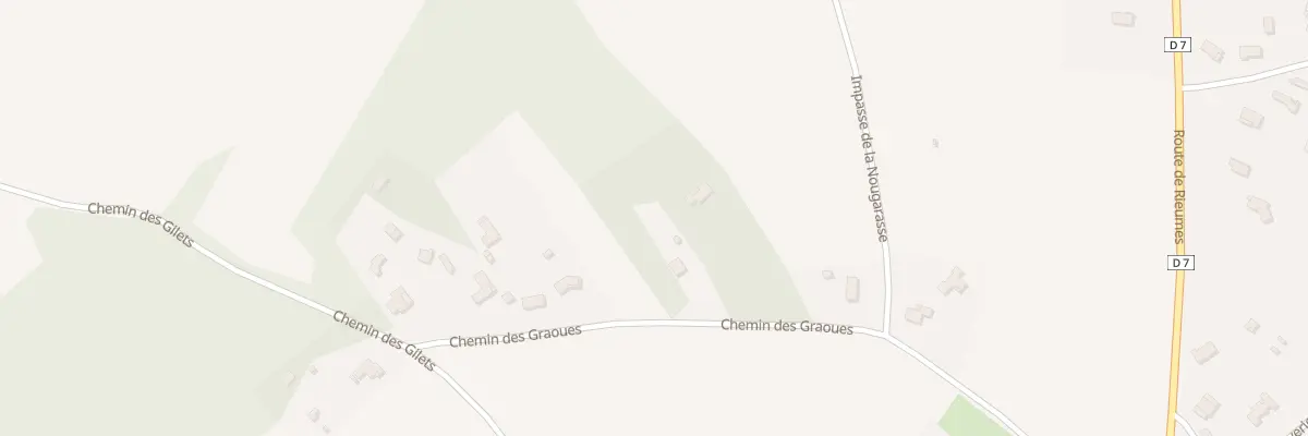 Plan du 386 Che des Graoues à Labastide-Clermont