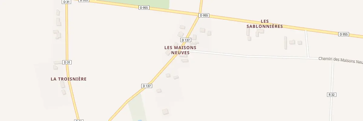 Plan du 8 Les Maisons Neuves à Dampierre-sous-Brou