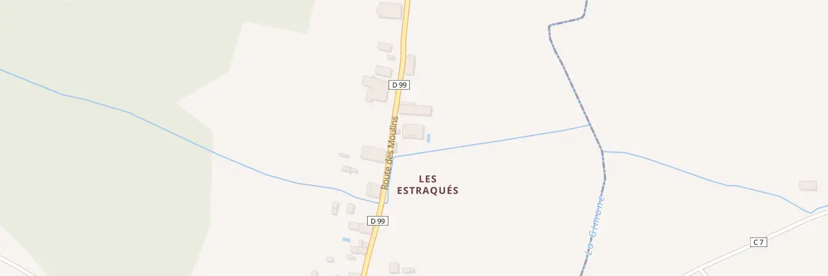 Plan du 1314 Rte des Moulins à Lafitte