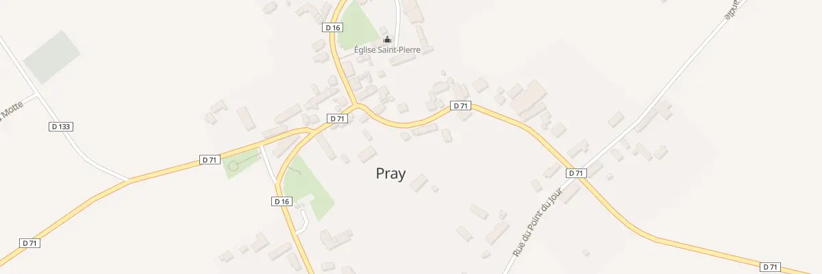 Plan du 7 Rue François de Musset à Pray