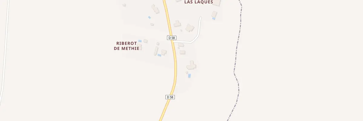 Plan du 9000 Las Laques à Bellegarde-Sainte-Marie