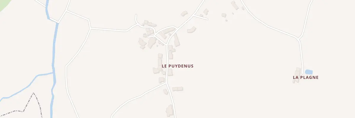 Plan du 17 Le Puydenus à Lavignac