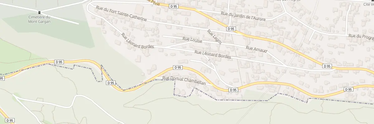 Plan de la Rue Jose Maria de Heredia à Rouen
