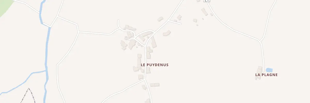 Plan du 5009 Le Puydenus à Lavignac