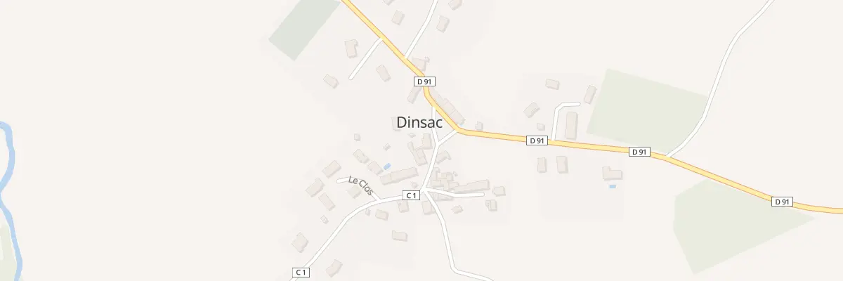 Plan du 1 Pl des Tilleuls à Dinsac