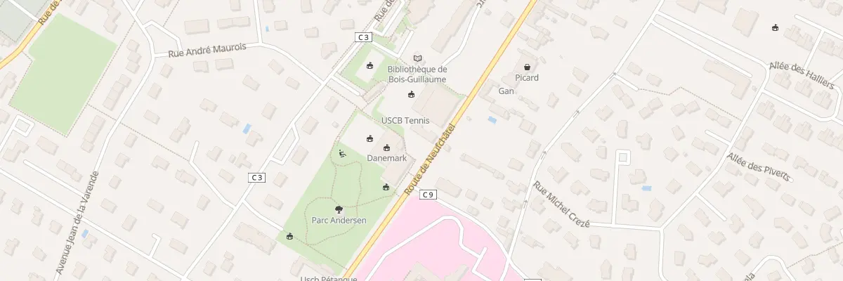 Plan du 2909 Rte de Neufchâtel à Bois-Guillaume