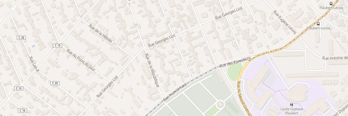 Plan du 18 Rue Saint Mathurin à Bihorel