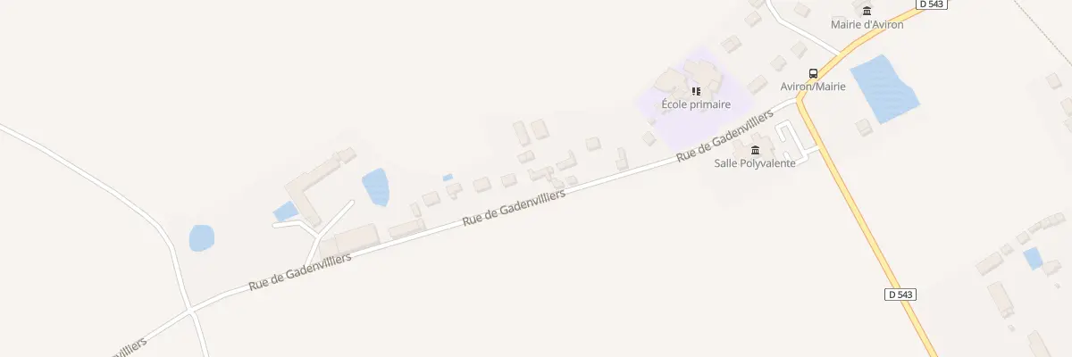 Plan du 18 Rue de Gadenvilliers à Aviron