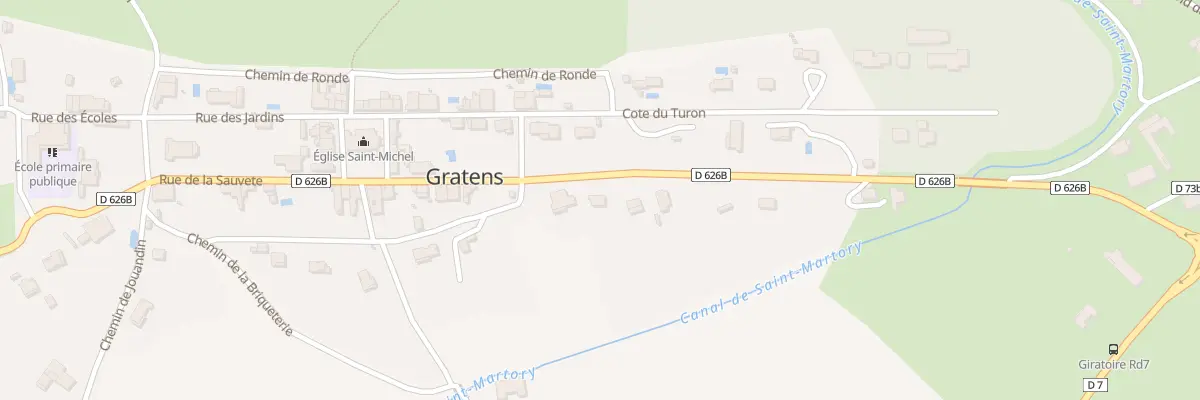 Plan du 141B Terrefort à Gratens