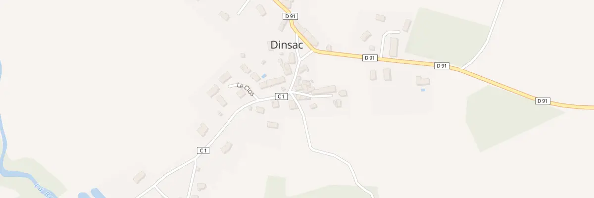 Plan du 5 Rue de la Fontaine à Dinsac