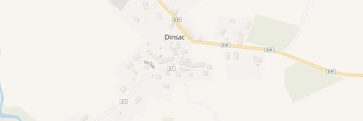 Plan du 1 Rue de la Fontaine à Dinsac