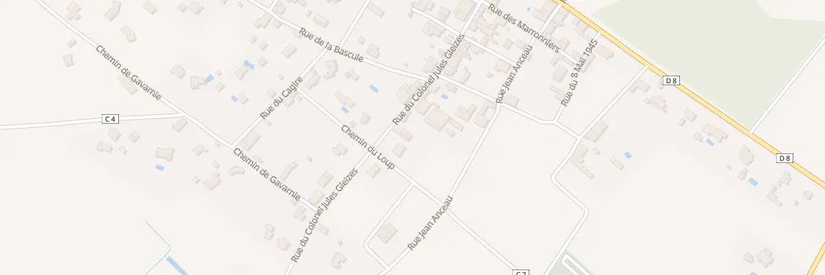 Plan du 258 Rue du Colonel Jules Gleizes à Lavelanet-de-Comminges
