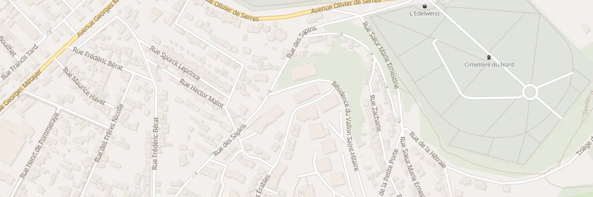 Plan du 45 Rue des Erables à Rouen