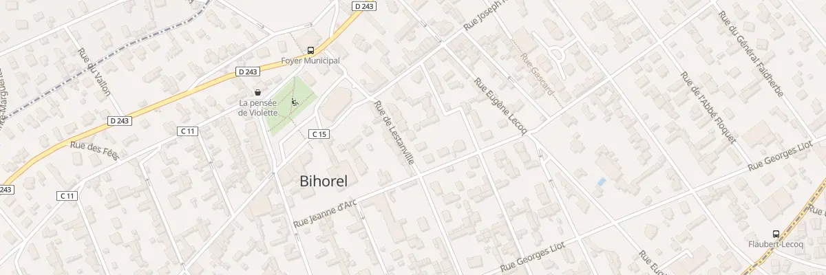 Plan du 7 Rue de Lestanville à Bihorel