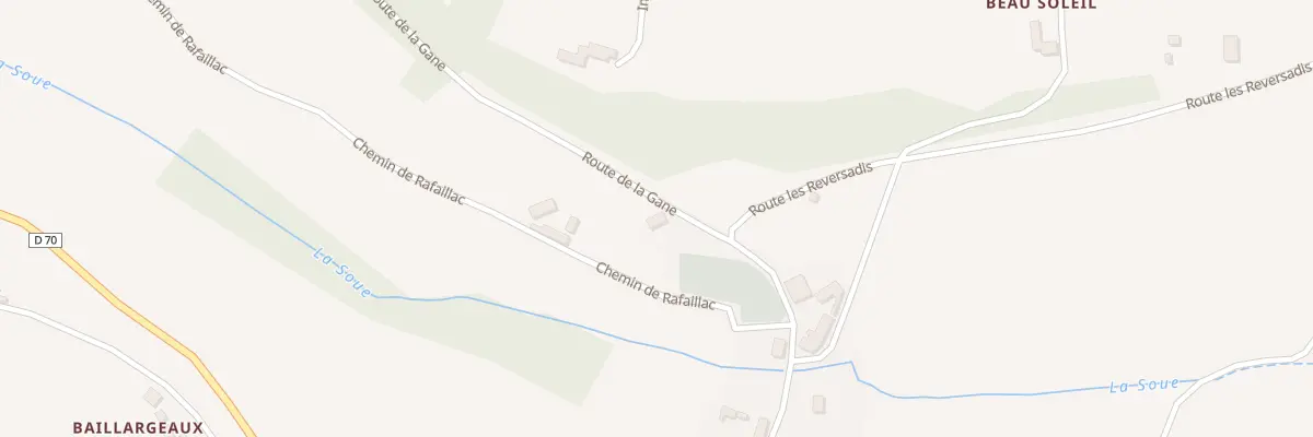 Plan du 1 Les Courouyas à Granges-d’Ans