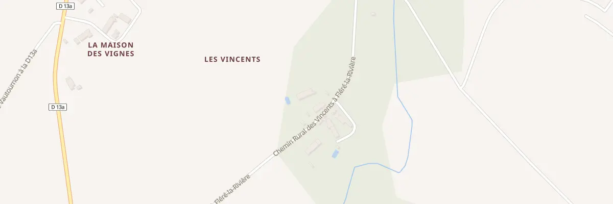 Plan du 5194 Les Vincents à Fléré-la-Rivière