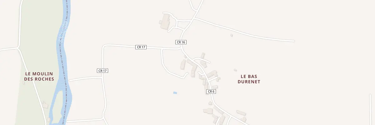 Plan du 4 Bas Durenet à Mauvières