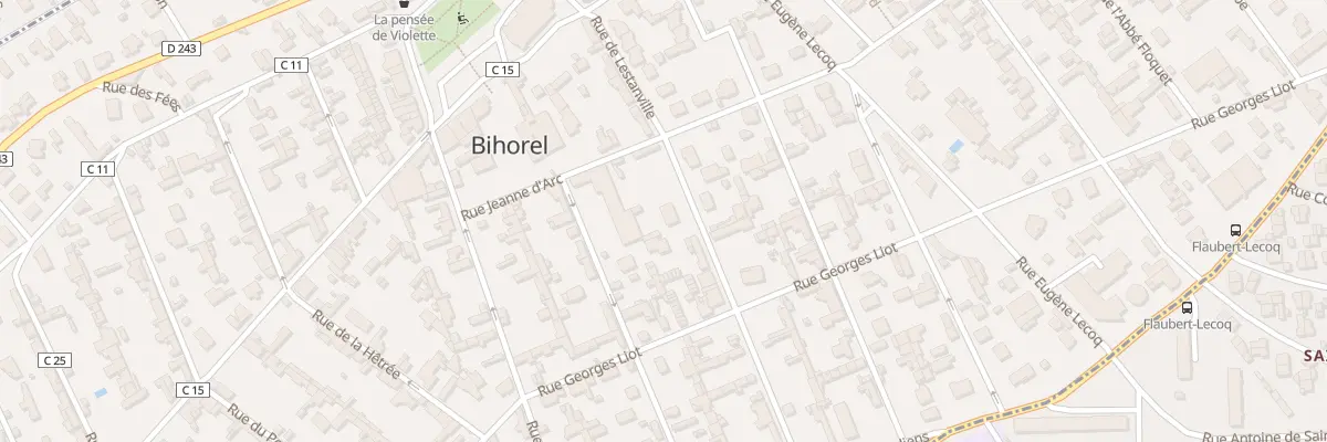 Plan du 6B Rue de Lestanville à Bihorel