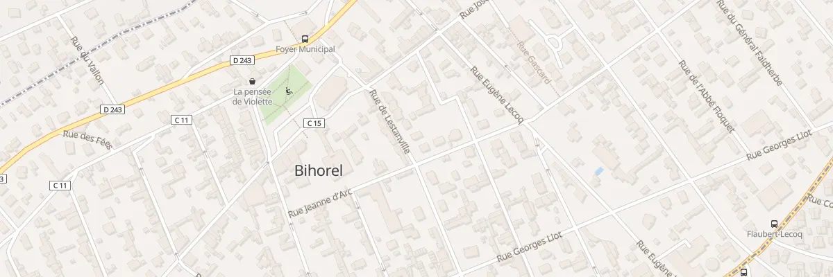 Plan du 9 Rue de Lestanville à Bihorel