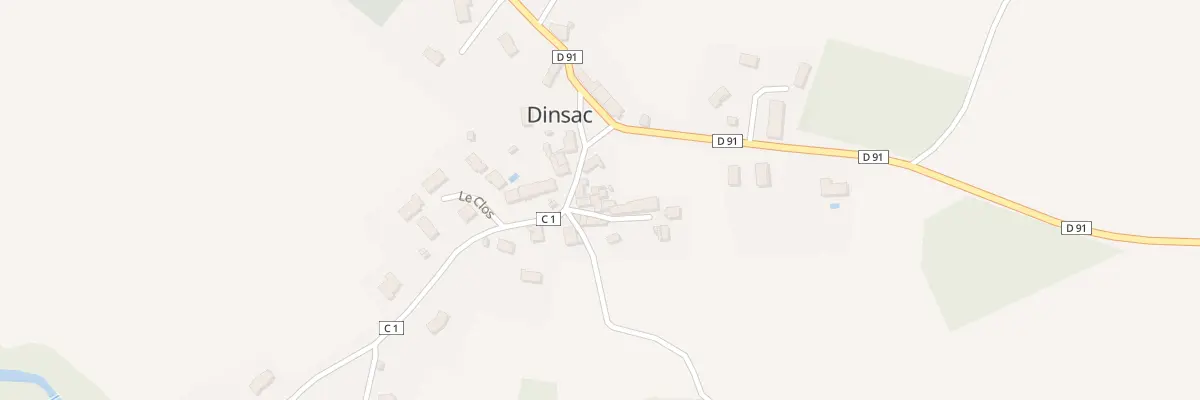 Plan du 1 Imp de la Ferme à Dinsac