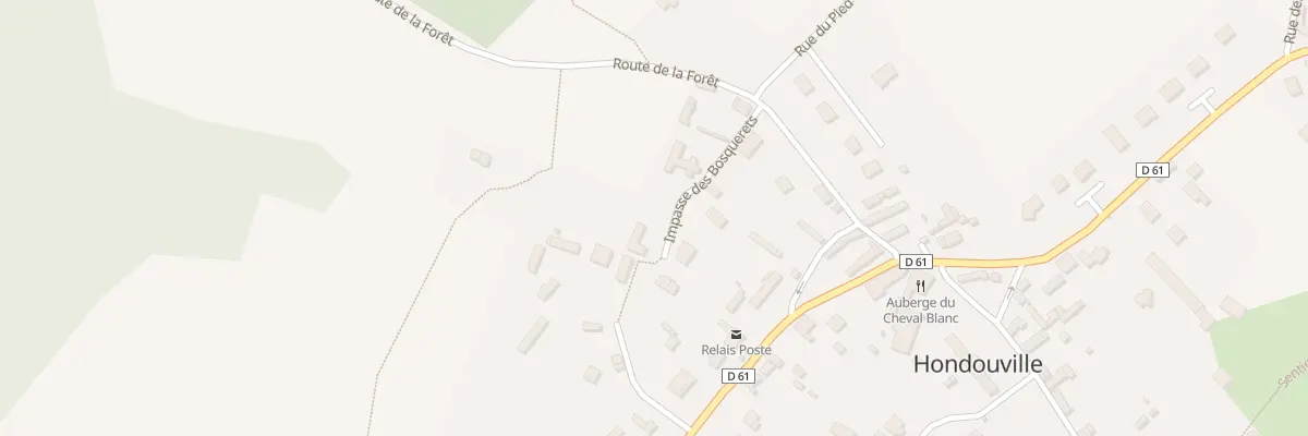 Plan du 2B Imp des Bosquerets à Hondouville