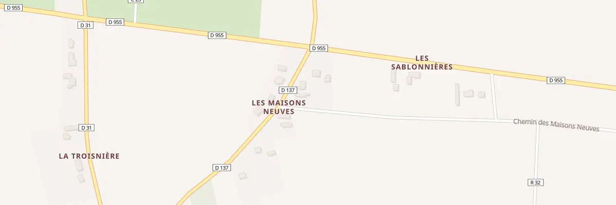 Plan du 6 Les Maisons Neuves à Dampierre-sous-Brou