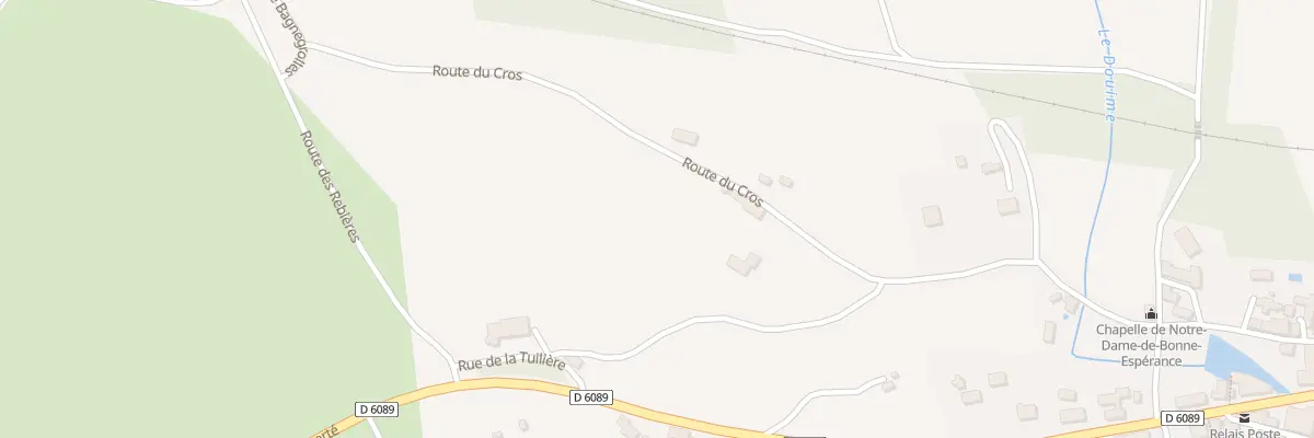 Plan du 409 Rte du Cros à Azerat