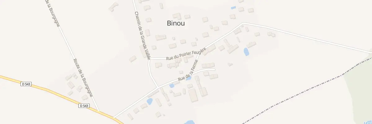 Plan du 2T Rue du Poirier Feugere au Mesnil-Fuguet