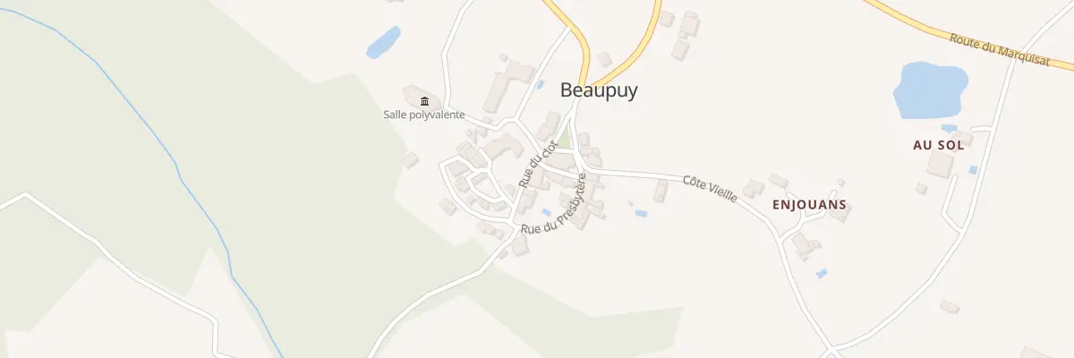 Plan du 5008 Beaupuy à Beaupuy