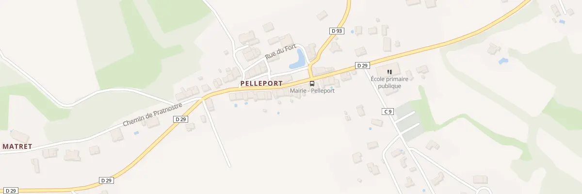 Plan du 9002 Village à Pelleport