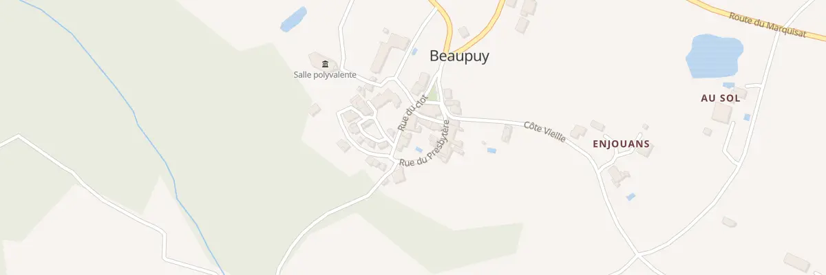 Plan du 5009 Beaupuy à Beaupuy