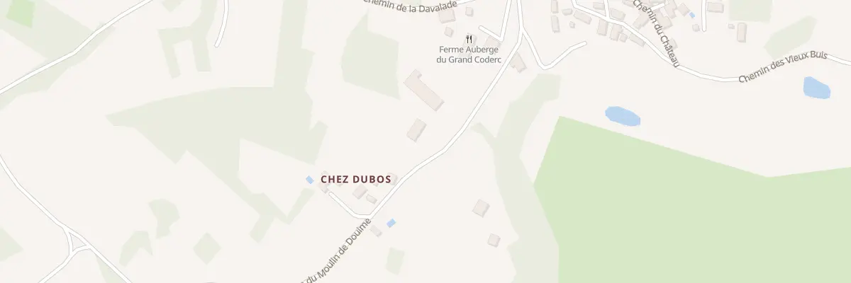 Plan du 226 Che du Moulin de Douime à Saint-Rabier