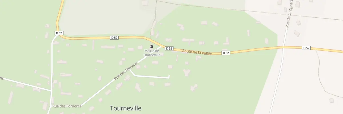 Plan du 18 Rte de la Vallée à Tourneville