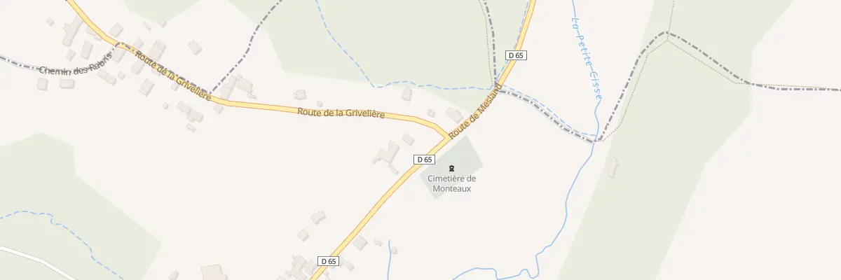 Plan du 73 Rte de Mesland à Monteaux