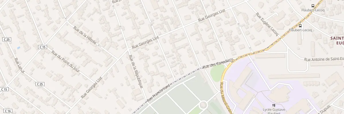 Plan du 15 Rue Saint Mathurin à Bihorel