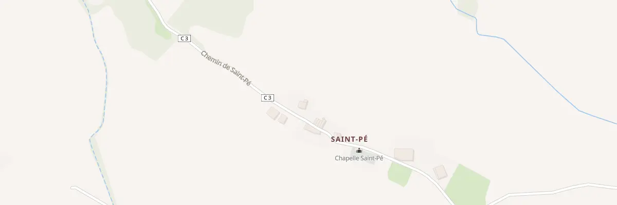 Plan du 18 Saint Pe à Pelleport