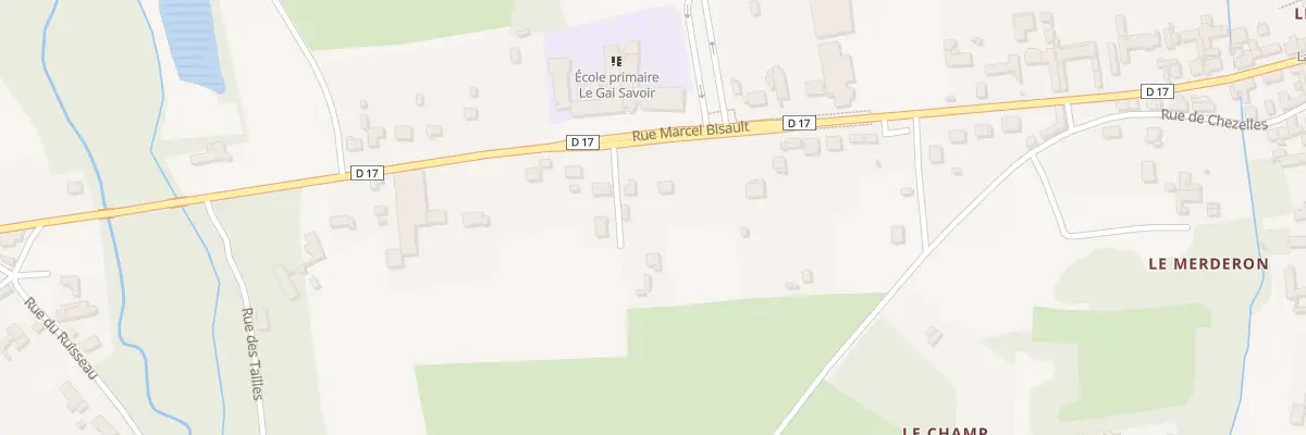 Plan du 205 Rue Marcel Bisault à Saint-Georges-sur-Cher