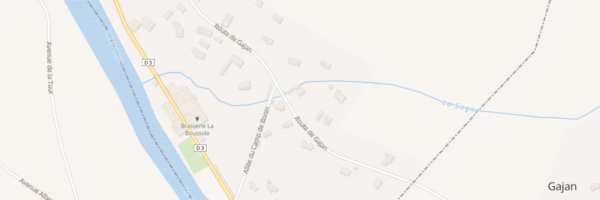 Plan du 23 Rte de Gajan à Taurignan-Vieux