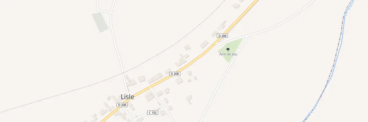 Plan du 42 Rte Nationale à Lisle